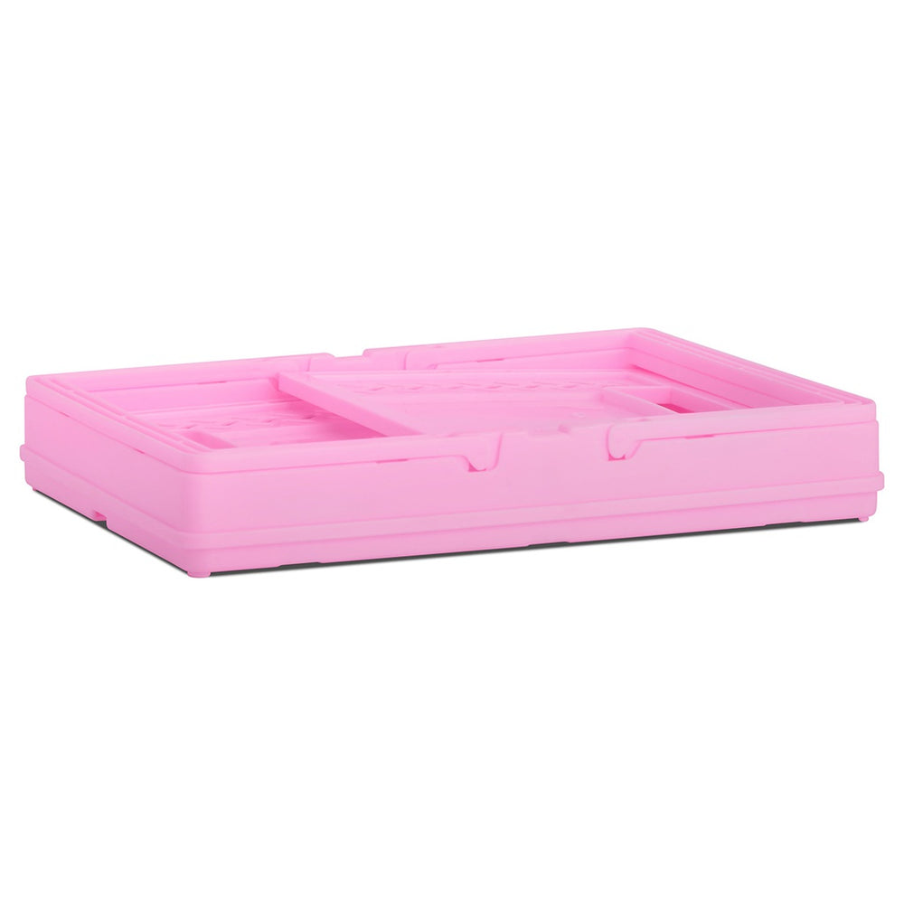 Iscream Small Pink Foldable Storage Crate