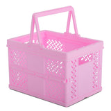 Iscream Small Pink Foldable Storage Crate