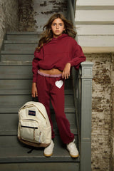 KatieJ Ryan Bubble Hoodie, Mulberry