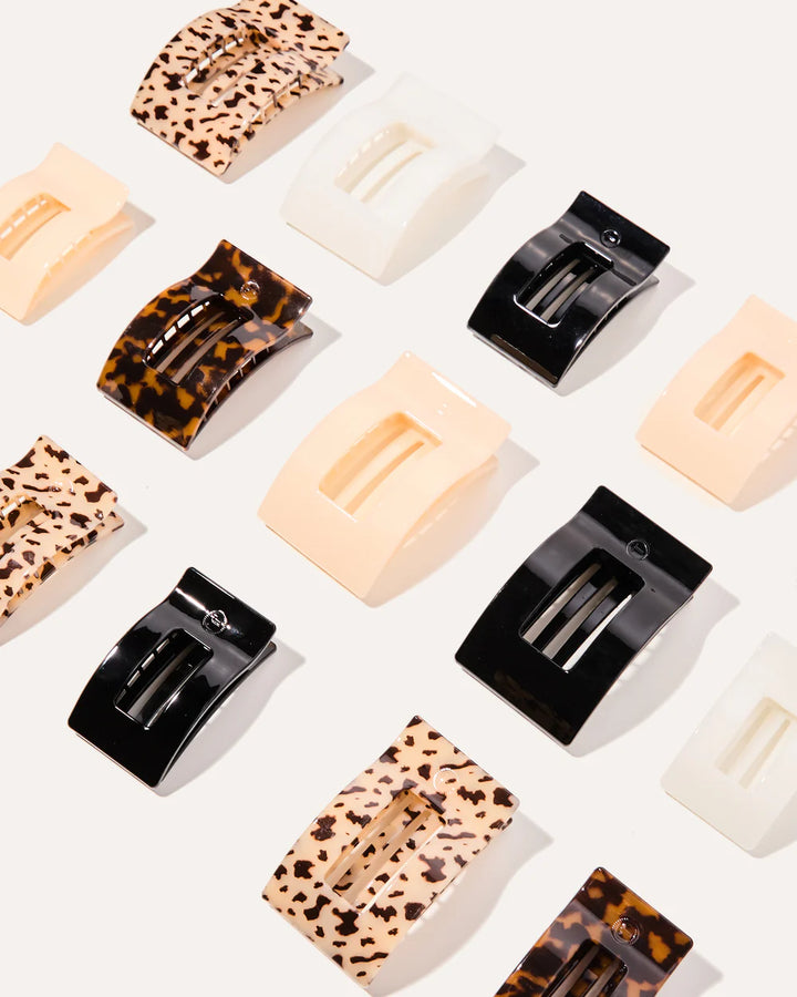 Teleties Flat Rectangle Hair Clip