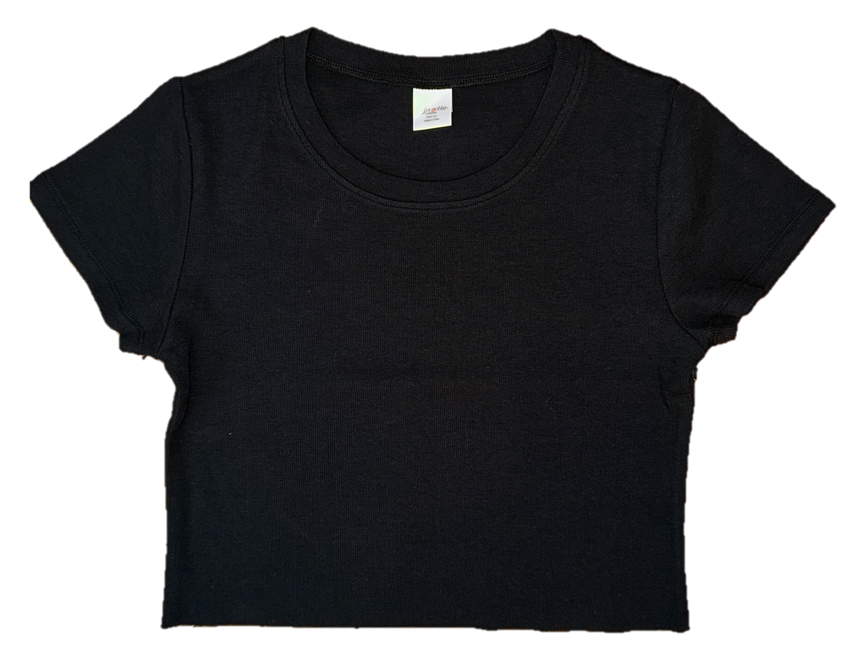 Ribbed Seamless Boxy Tee