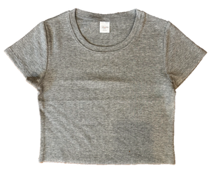 Ribbed Seamless Boxy Tee