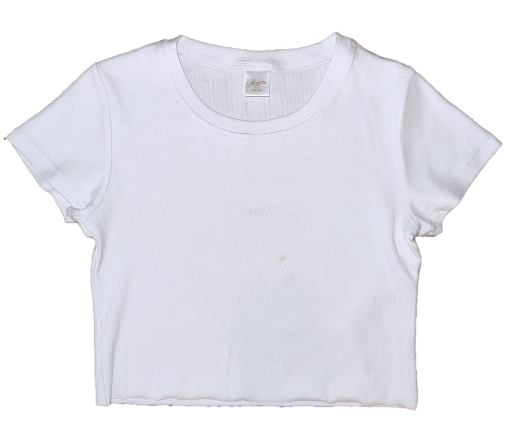 Ribbed Seamless Boxy Tee