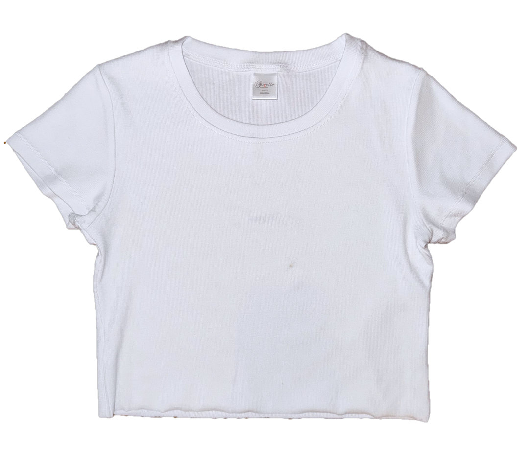 Ribbed Seamless Boxy Tee