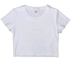 Ribbed Seamless Boxy Tee