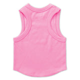 Iscream Rose Cropped Ribbed Racerback Tank Top, S-M(7-10)