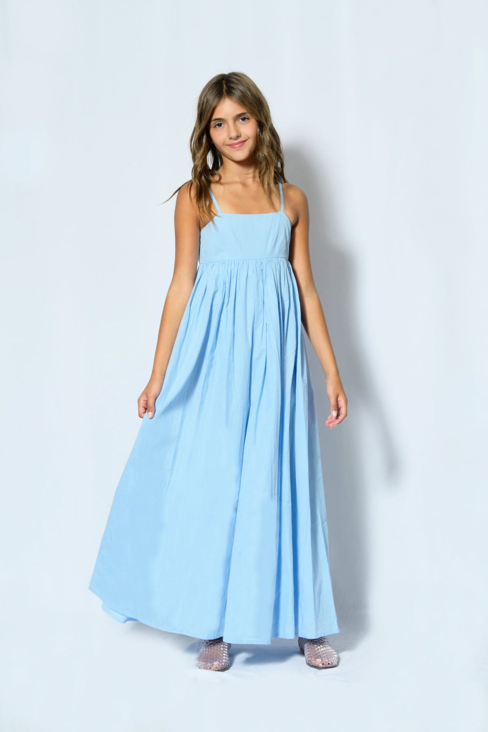 KatieJ Serenity Maxi Dress with Beaded Straps