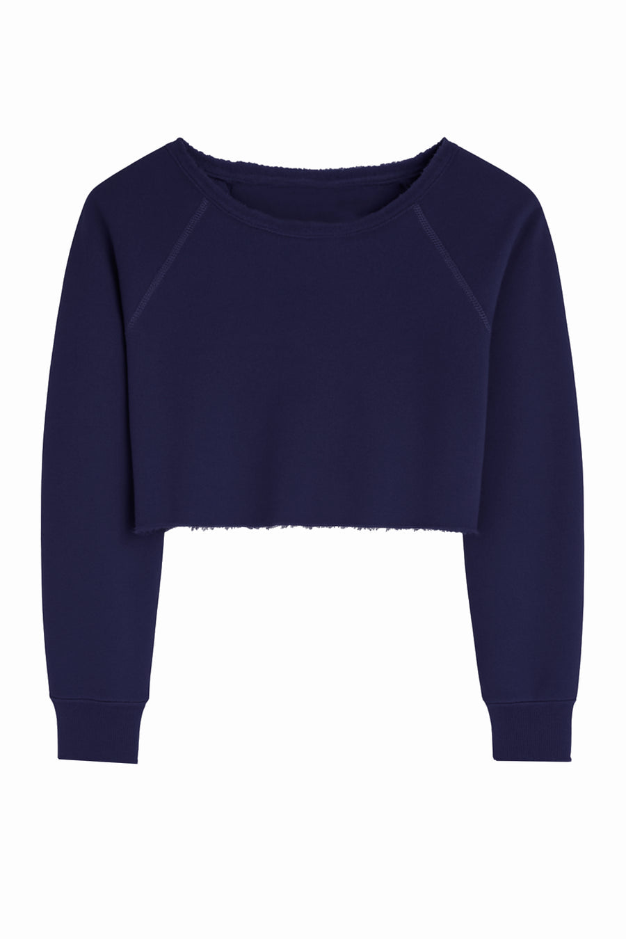 KatieJ Shane Heart Off Shoulder Cropped Sweatshirt
