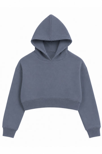 KatieJ Sutton Pull Over Crop Hoodie