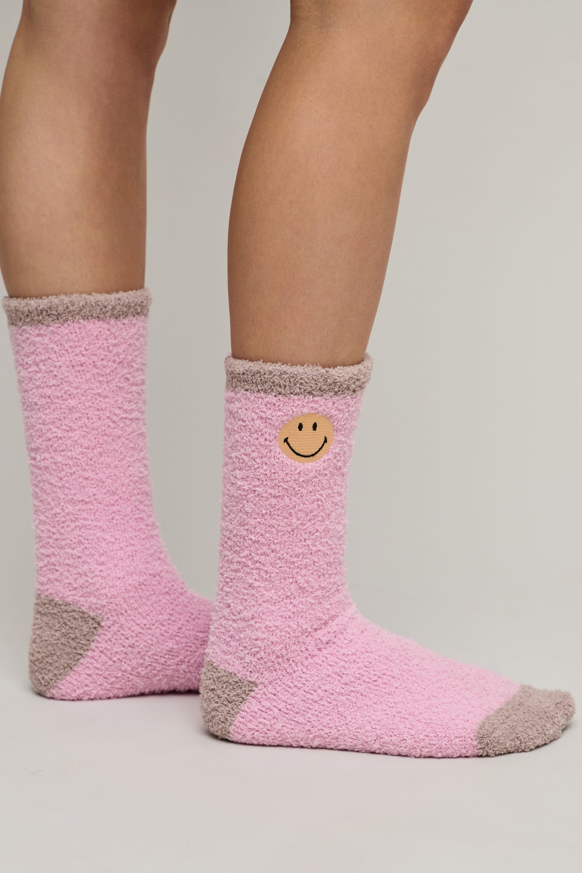 Barefoot Dreams CozyChic® Smiley® Ribbed Sock Set