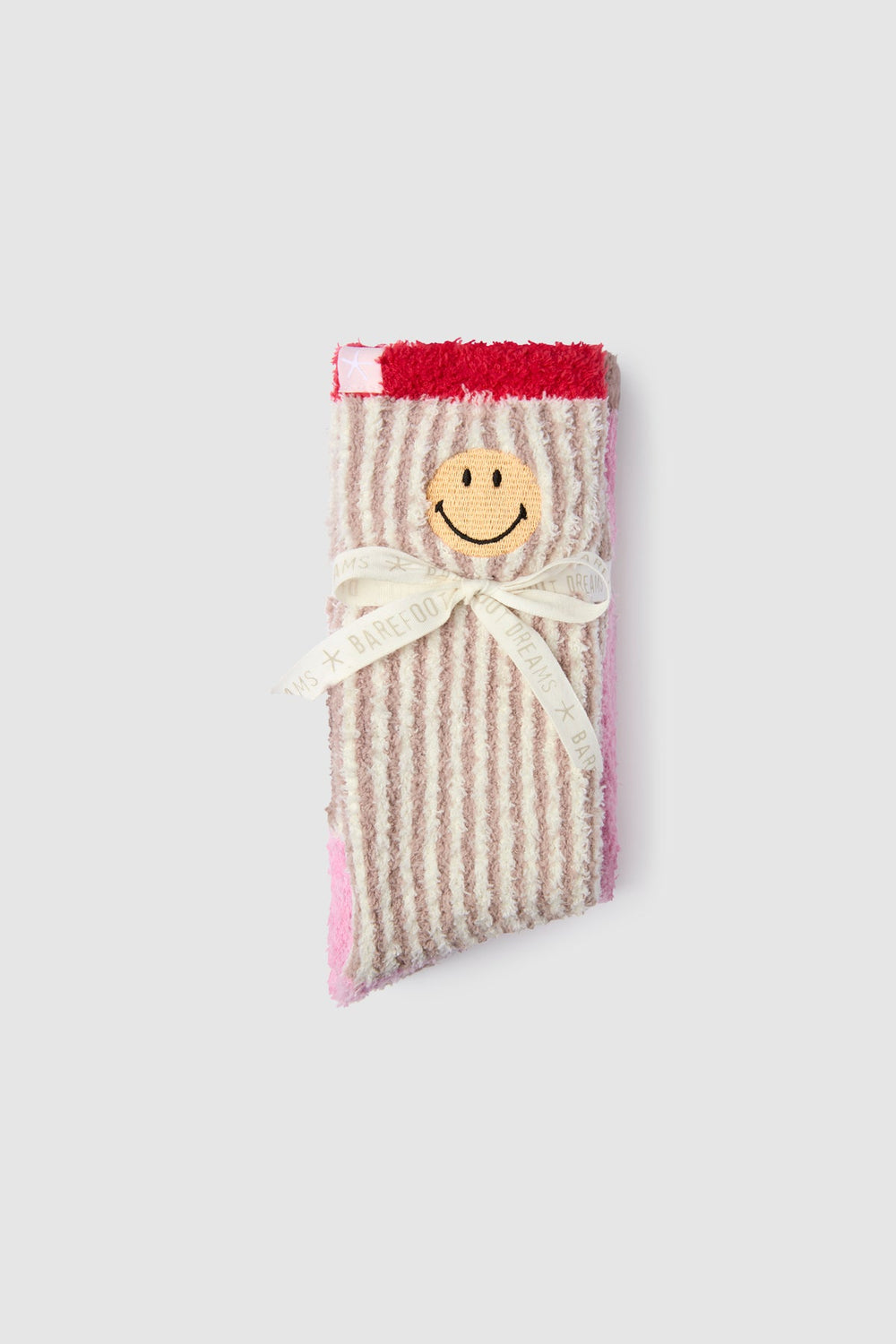 Barefoot Dreams CozyChic® Smiley® Ribbed Sock Set