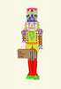 The Intuitive Creative Nicely Dressed Nutcracker Greeting Card