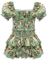 KatieJ Lainey Dress, Sage Baroque Floral