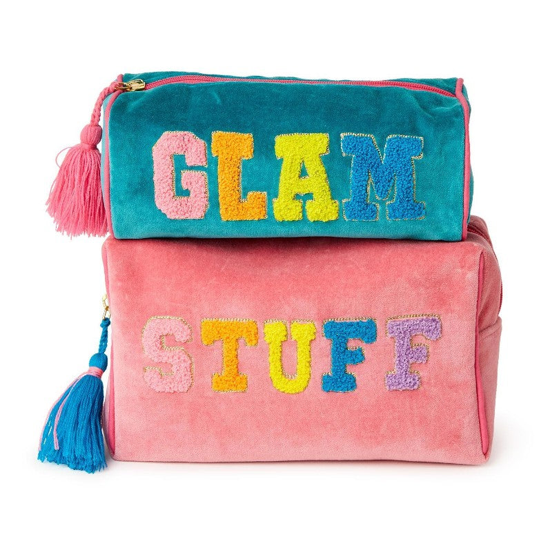 Luxe Letters Velvet Pouches