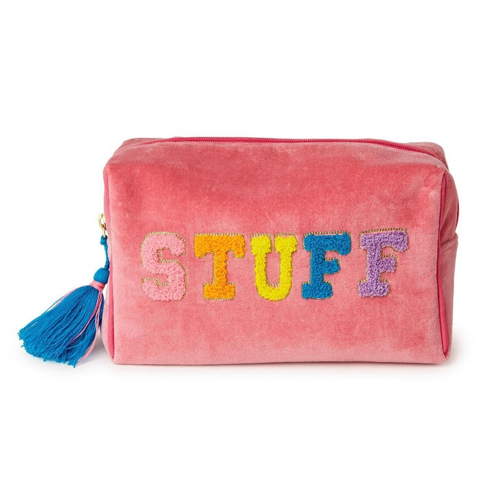 Luxe Letters Velvet Pouches