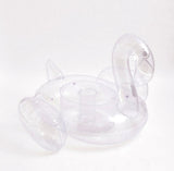 SunnyLIFE-Luxe Ride-On Flamingo, Clear