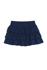 KatieJ Shane Ruffle Skort, Sailboat Blue