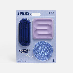 Speks Slabs Silicone Sensory Sticker, Set of 3