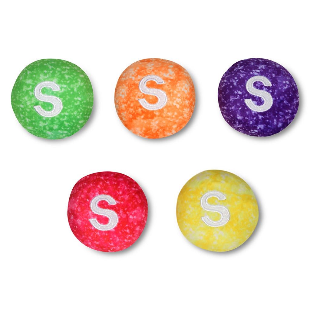 Iscream Sour Skittles Packaging Fleece Plush