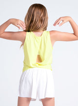 Lucky In Love Tie Break Girls Tank