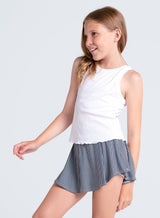 Lucky in Love Flutterline Tank, White