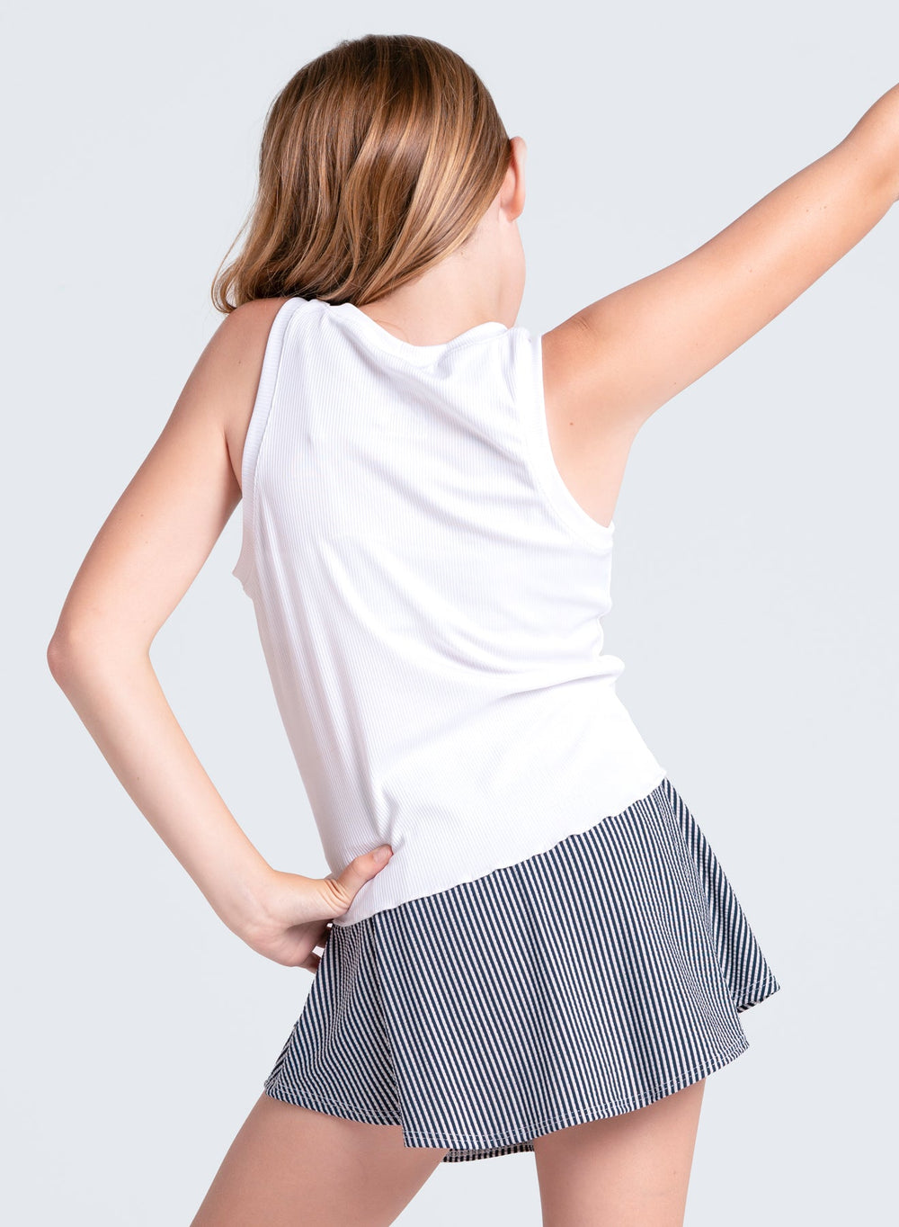 Lucky in Love Flutterline Tank, White