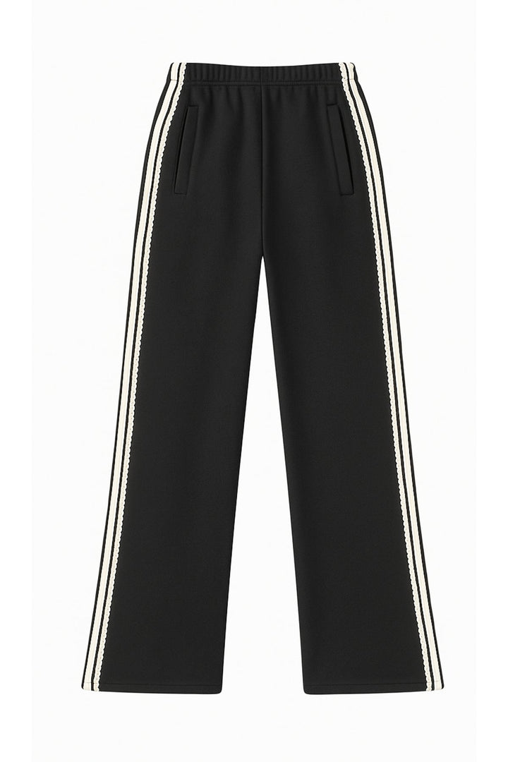 KatieJ Tween Tommy Track Pant with Lace Trim Detail
