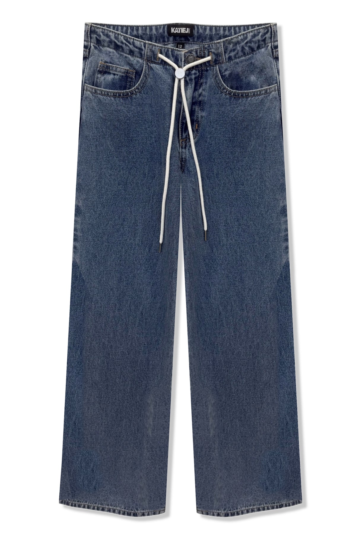 KatieJ Tween Tribeca Wide Leg Drawstring Jeans