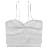 Tween Textured Cinch Seamless Thin Strap Cami