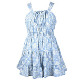 fbz Bandana Print Chiffon Tassel Dress