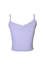 fbz Hachi Trim Lace Cami Top, Lavender