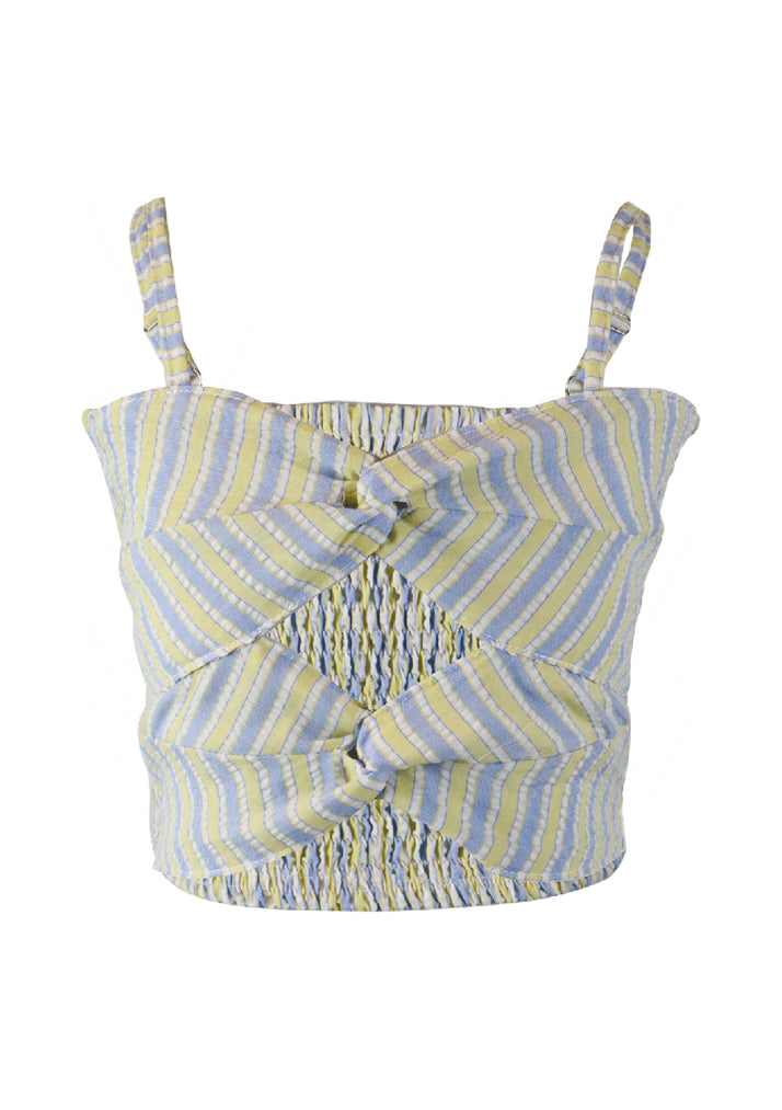 fbz Yellow & Blue Stripe Shirt
