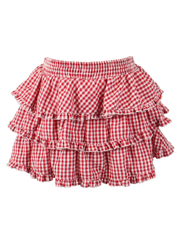 FBZ Red Gingham Skirt