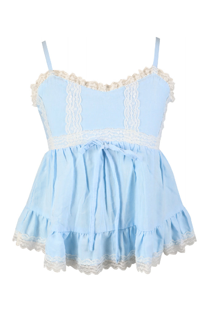 fbz Cottagecore Tee with Renda Lace Trim