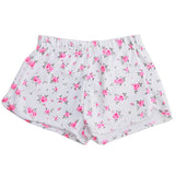 fbz Pink Flower Liberty Lightweight Fleece Shorts
