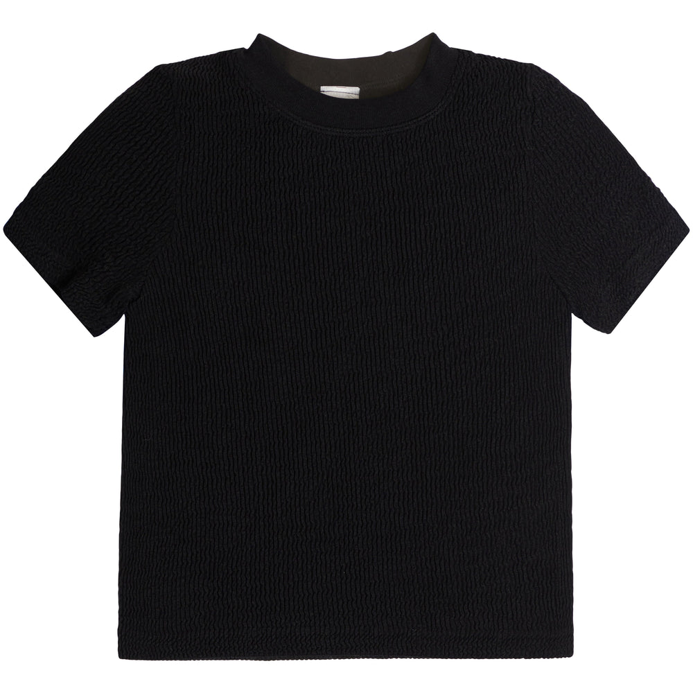 Suzette Smocking Short Sleeve Top