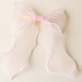 The Darling Effect Sheer Pearl Hair Bow