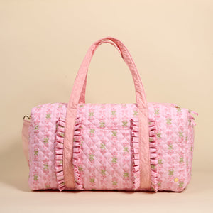 The Darling Effect On-the-Go Quilted Weekender Bag, Oh So Fancy Pink