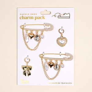 The Darling Effect Dazzle Shoe Charm Pack, Glitz & Glam