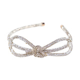 Girls Rhinestone Bow Headband