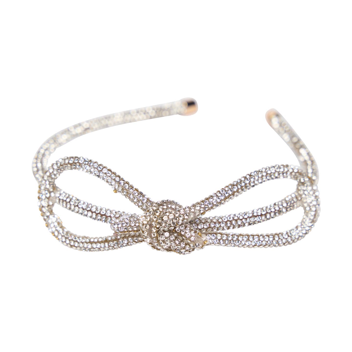 Girls Rhinestone Bow Headband