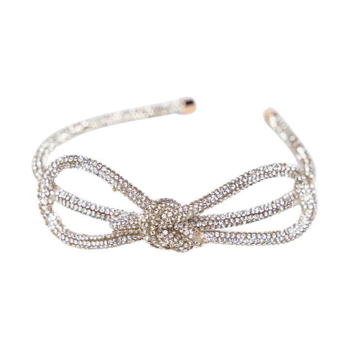 Girls Rhinestone Bow Headband