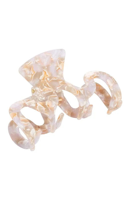 The Finest Accessories Wavy Hair Clip - Assorted Colors