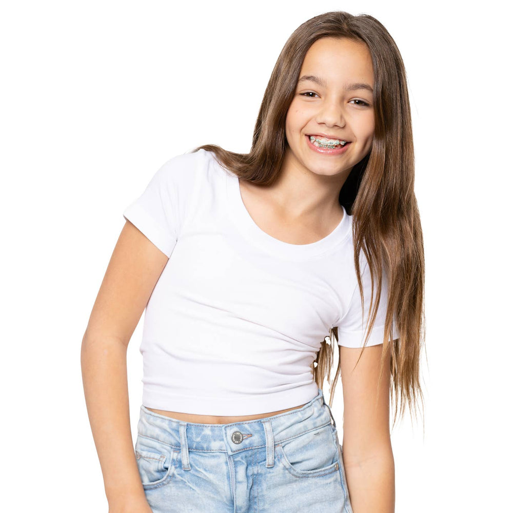 Malibu Sugar Girls Short Sleeve Seamless Top