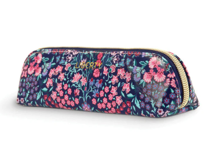 Liberty Tanjore Gardens Tile Navy Pencil Case