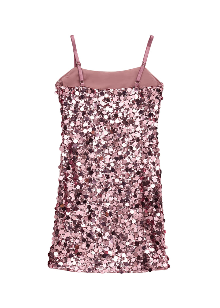 KatieJ Tia Dress, Pink Sequin