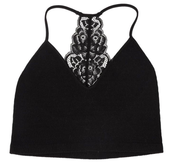 Suzette Tween Smocked Bralette with Lace