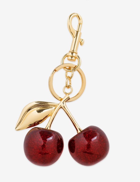 Glossy Cherry Bag Charm