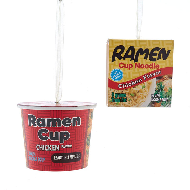 Kurt Adler Ramen Noodle Cup Ornaments, Assorted