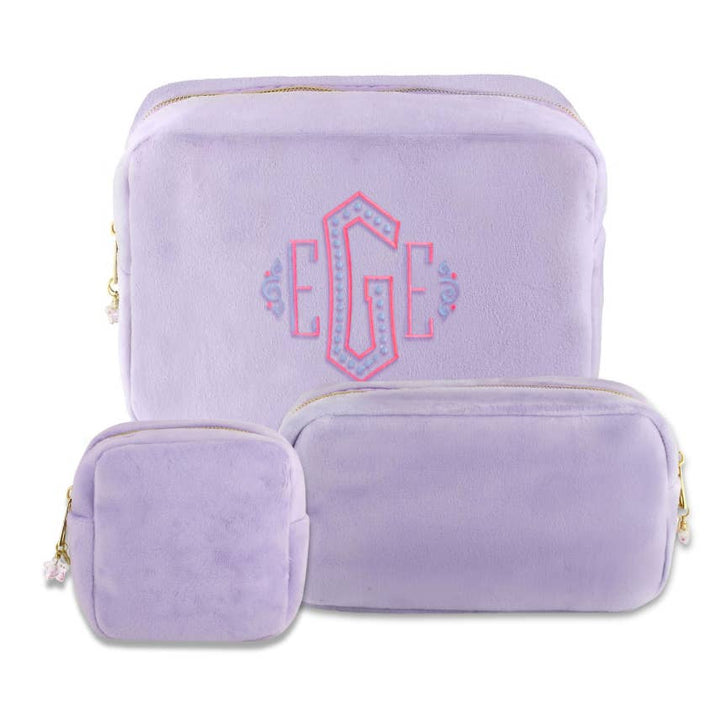 Carrying + Kind Charming Cosmetic Bags, Lavender